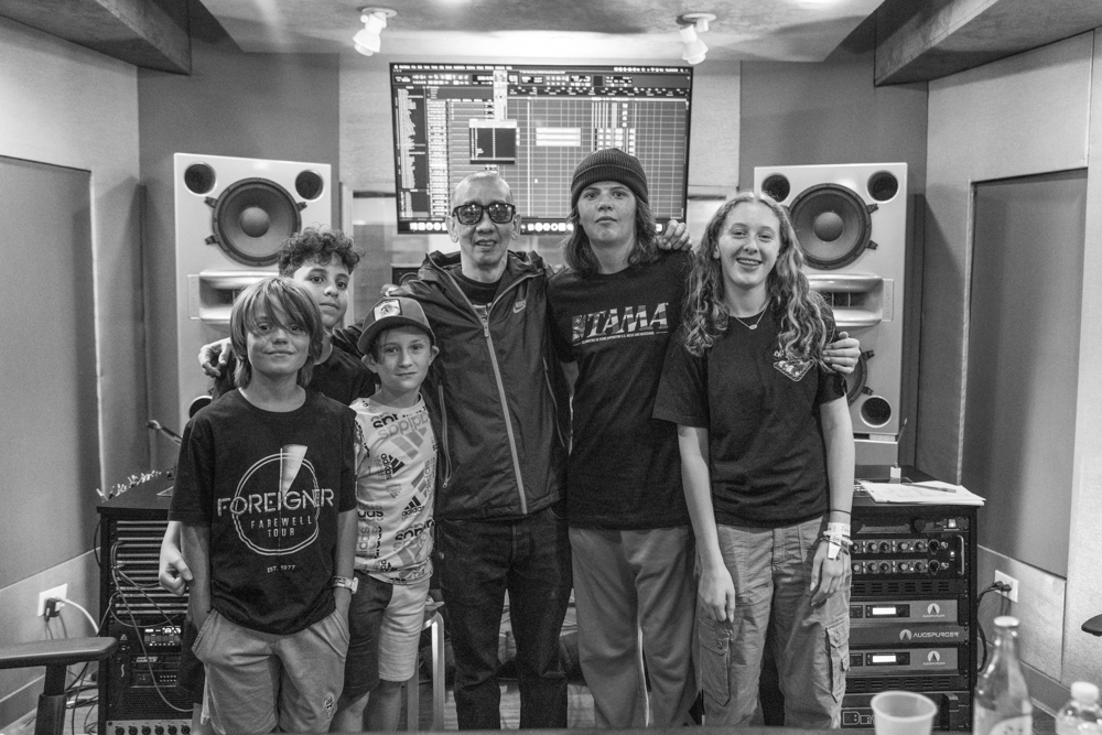 (L to R) Paul, Alejandro, Quinn, Serge Tsai, Lars, Bridie